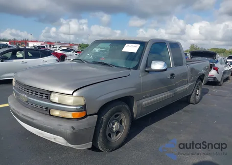 2000 Chevrolet Silverado 1500 Ls из США, поврежденный, VIN 2GCEC19V2Y1378547